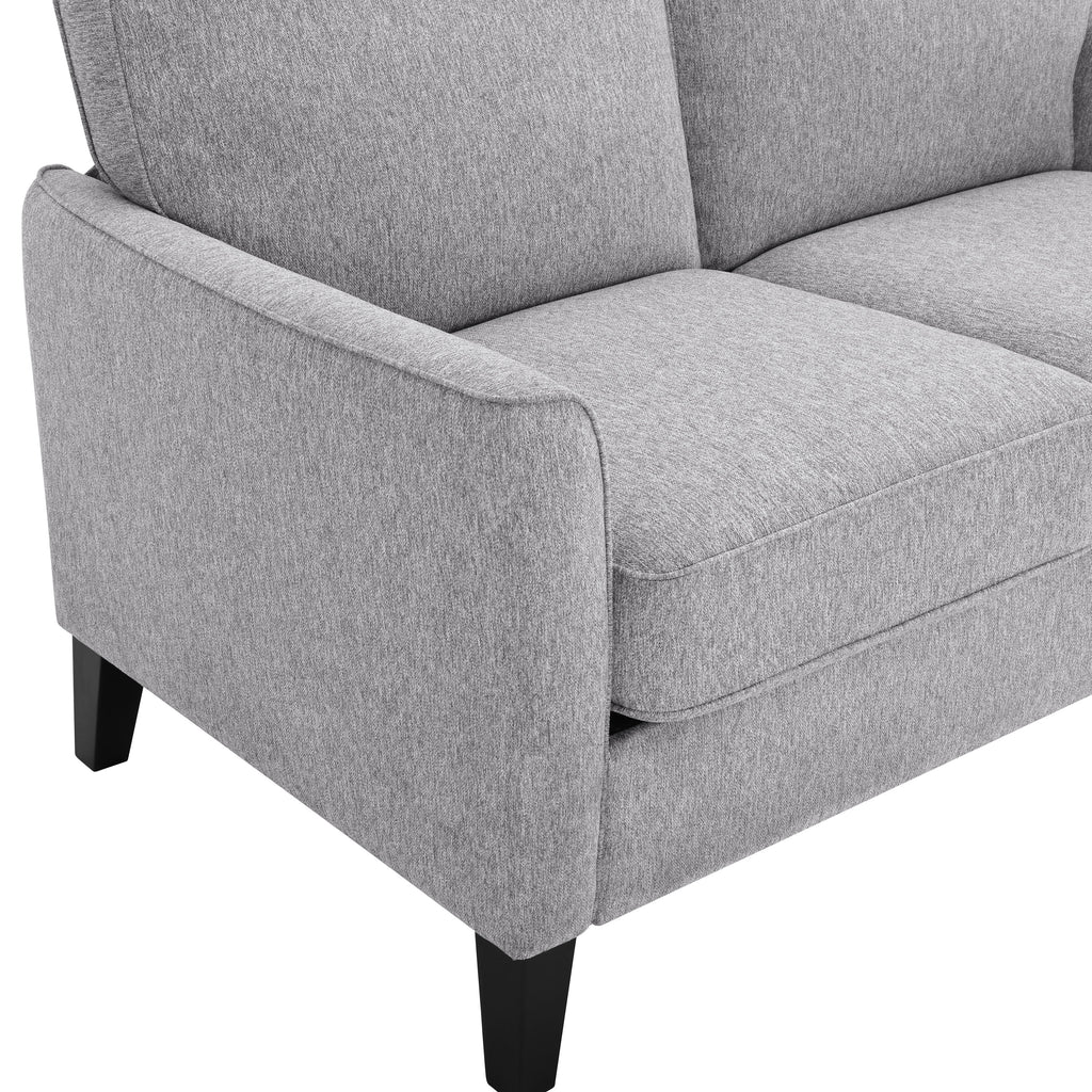 Charcoal Fabric 2-Seater Loveseat N979