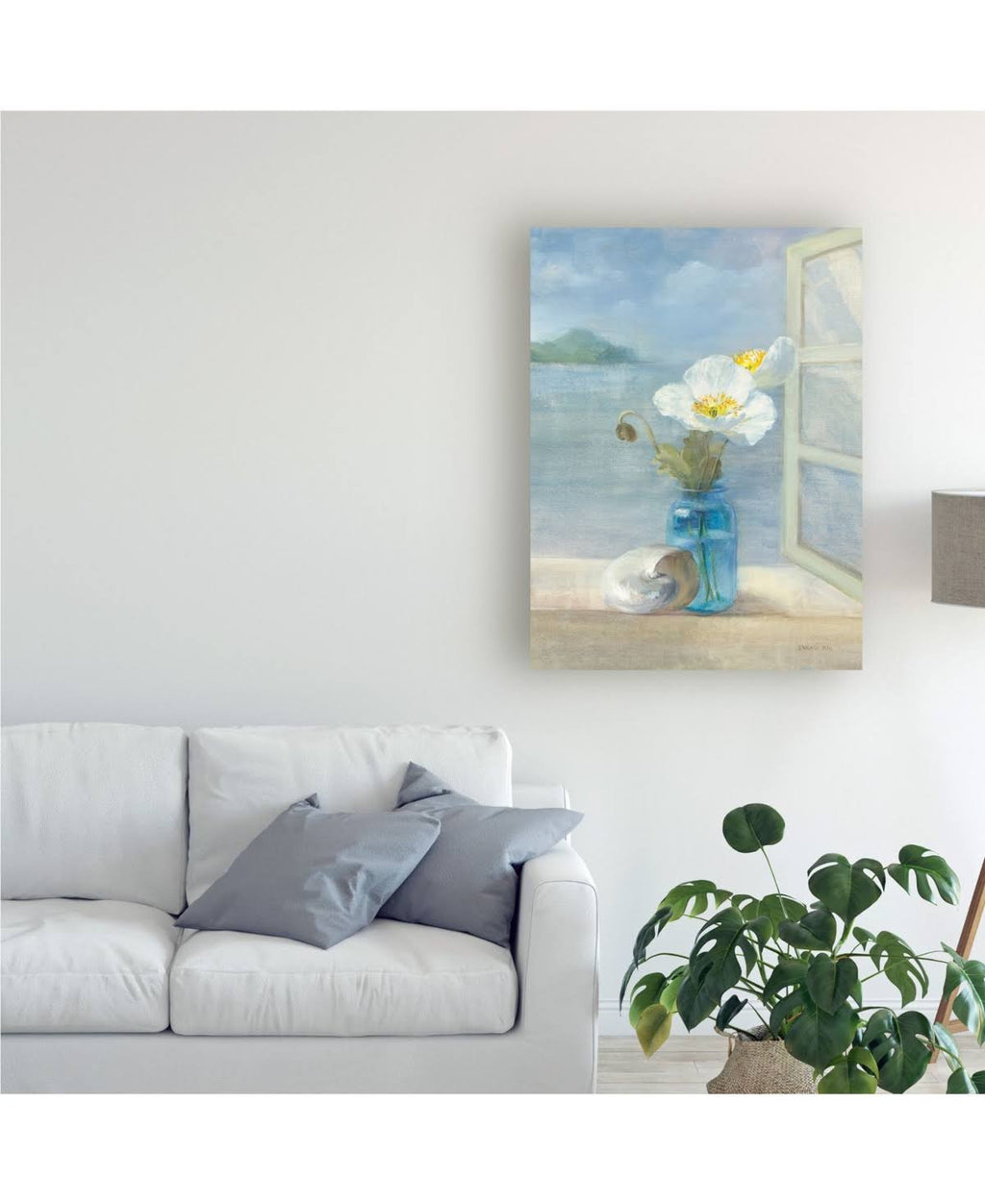 Coastal Florals II Art Print L572797