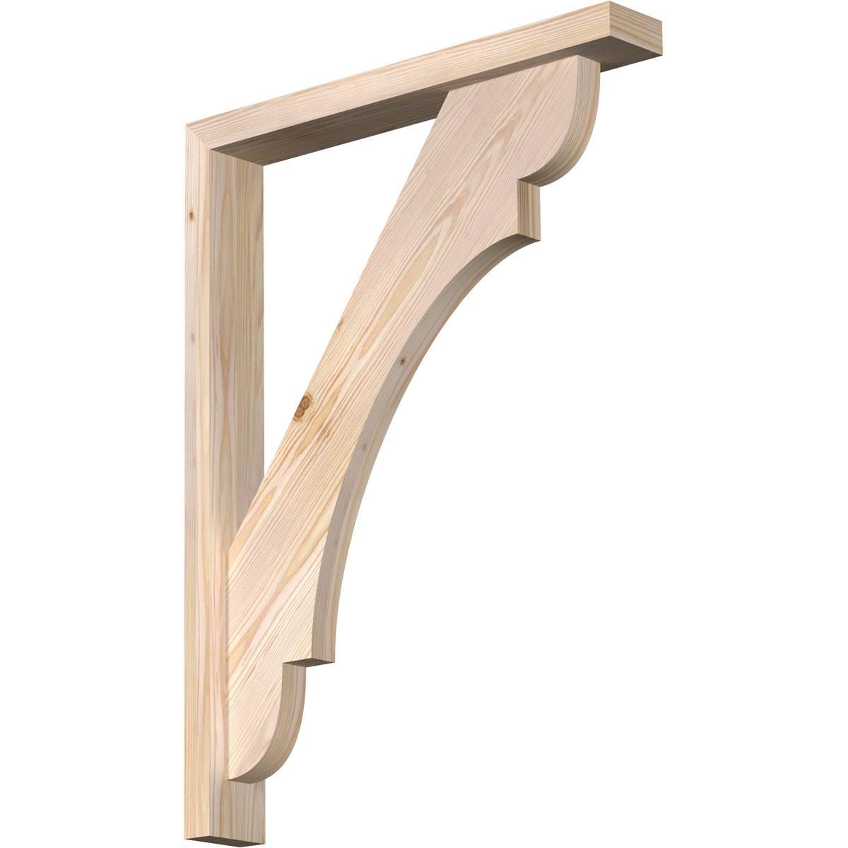 Olympic Block Smooth Bracket with Offset Brace, Douglas Fir P573239