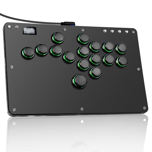 All-Button Arcade Controller 16Keys Black W16561
