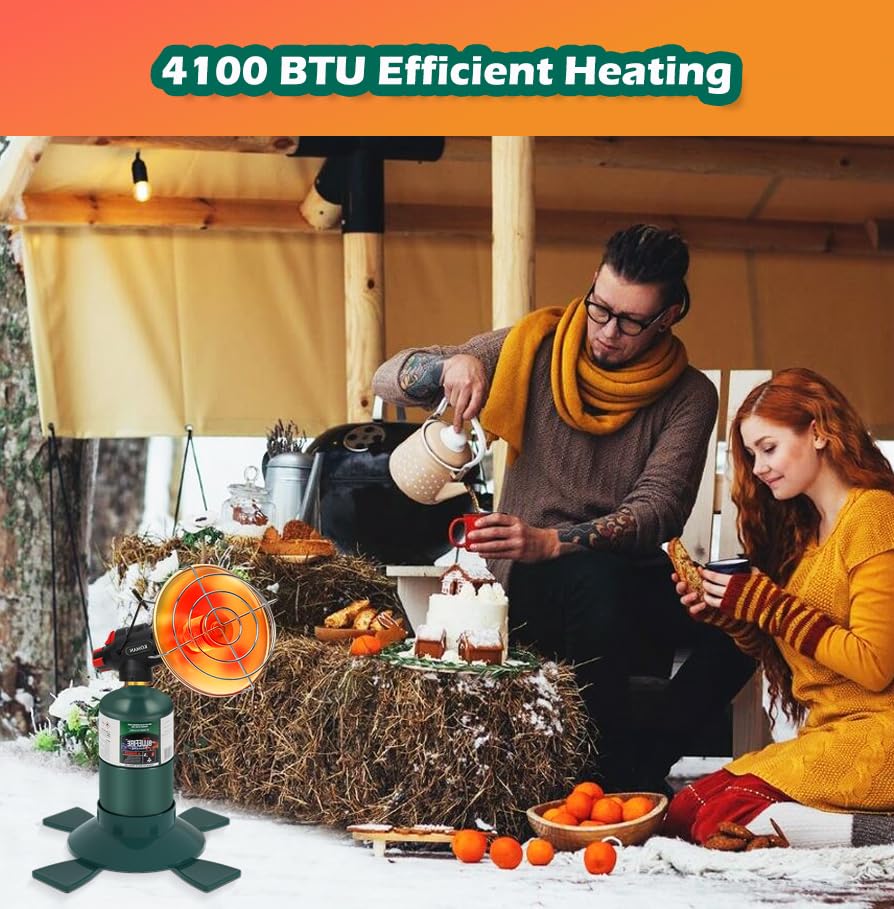 Portable Propane Heater 4100BTU with Control Valve Z606