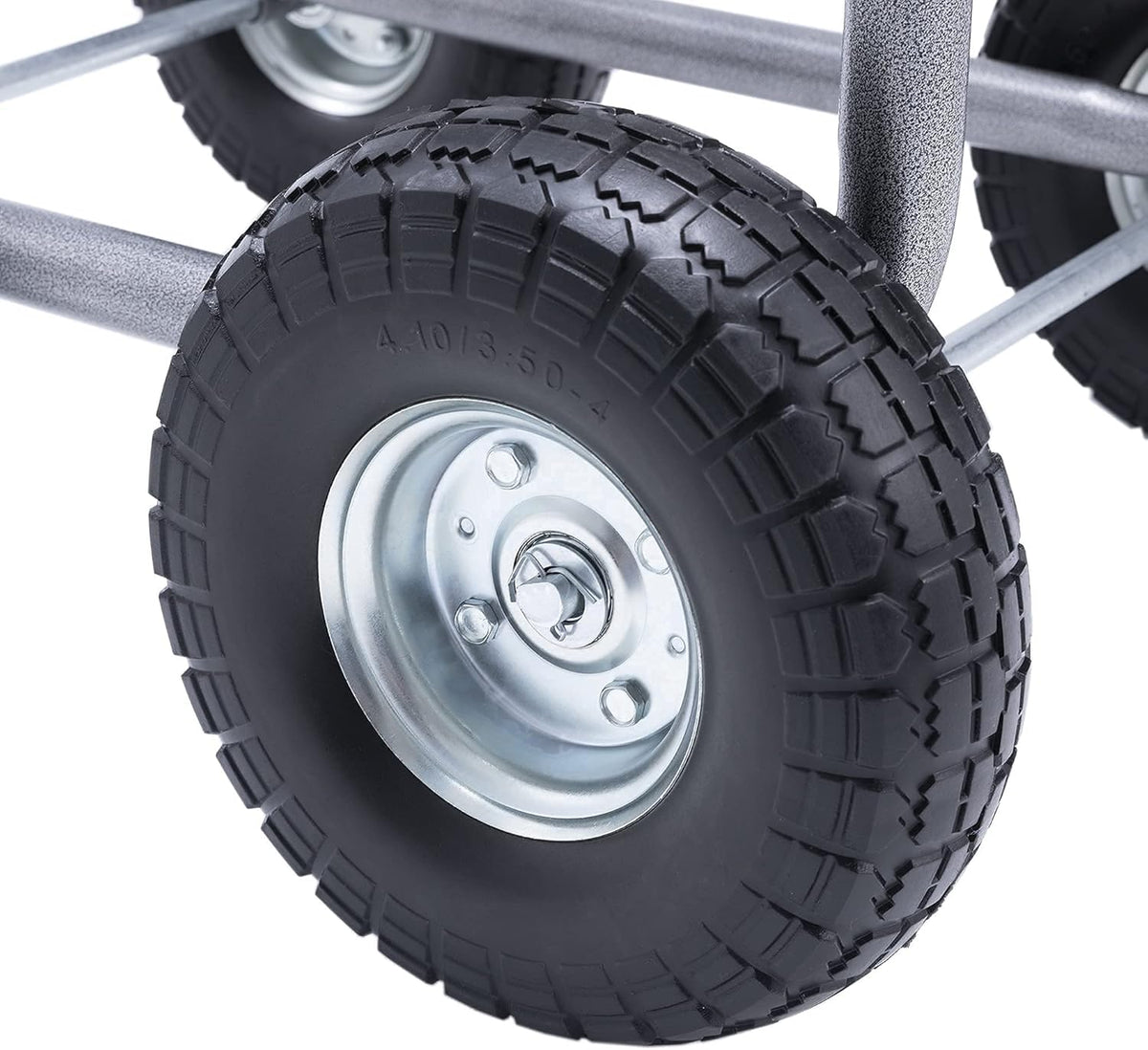Industrial Hose Reel Cart with 4 Solid Wheels, 250-Feet Capacity G7200