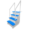 White Anti-Slip In-Pool Steps for Above Ground Pools C9104