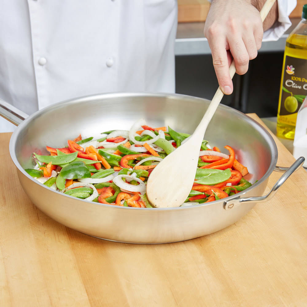 14 in Stainless Steel Fry Pan B718292