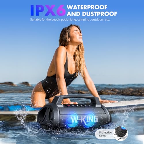 120W Portable Bluetooth Speaker IPX6 Waterproof O5966