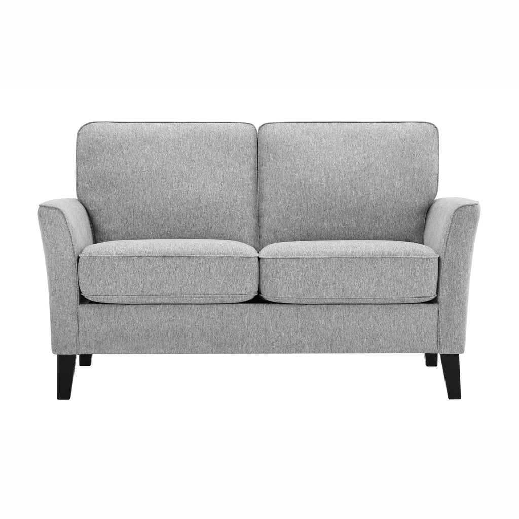 Charcoal Fabric 2-Seater Loveseat N979