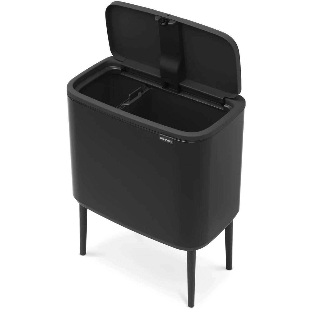 Black Touch Top Trash Can Q769415