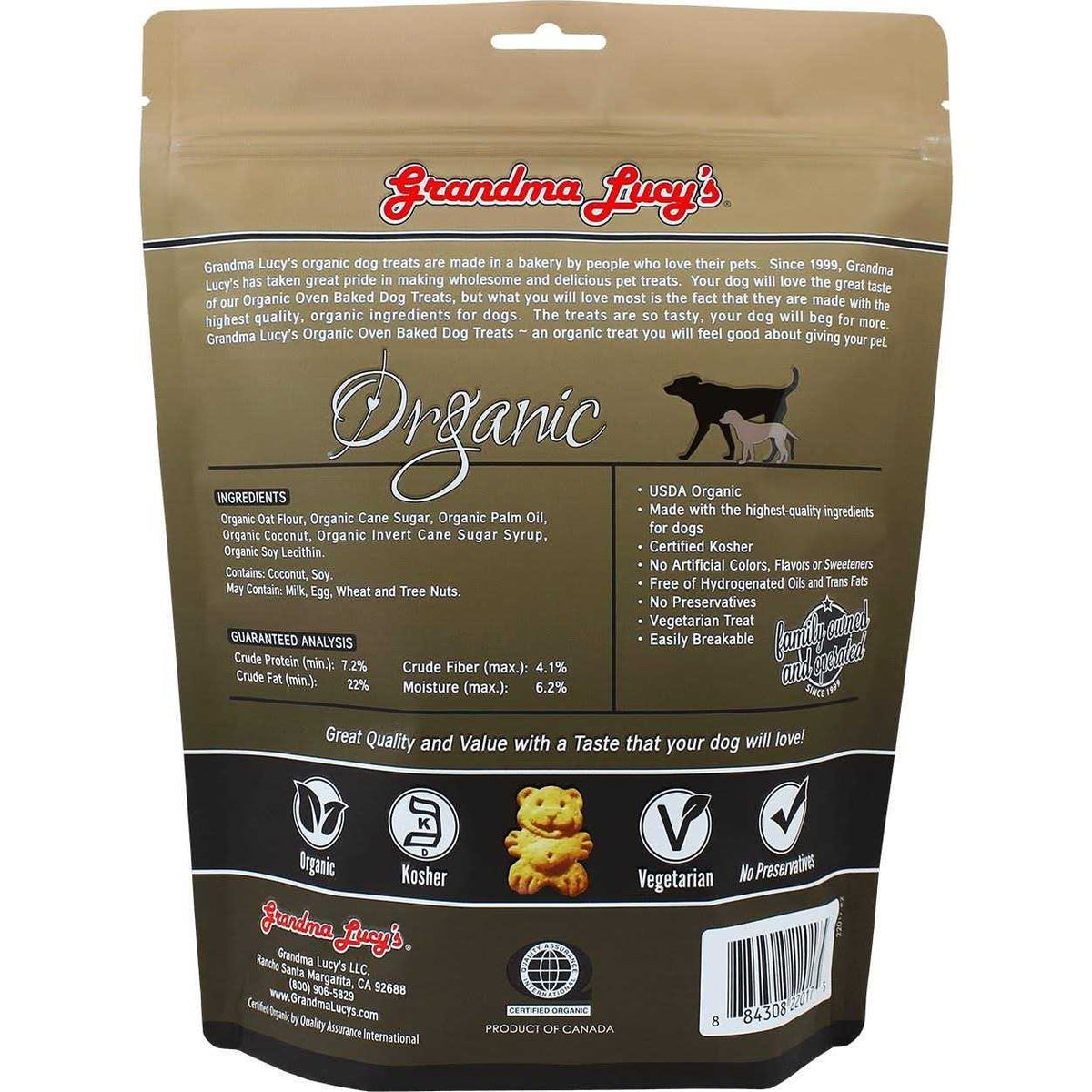 Organic Oven Baked Dog Treats O670