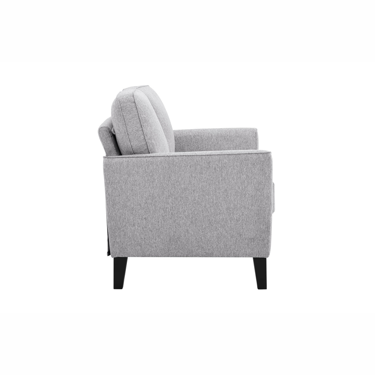 Charcoal Fabric 2-Seater Loveseat N979