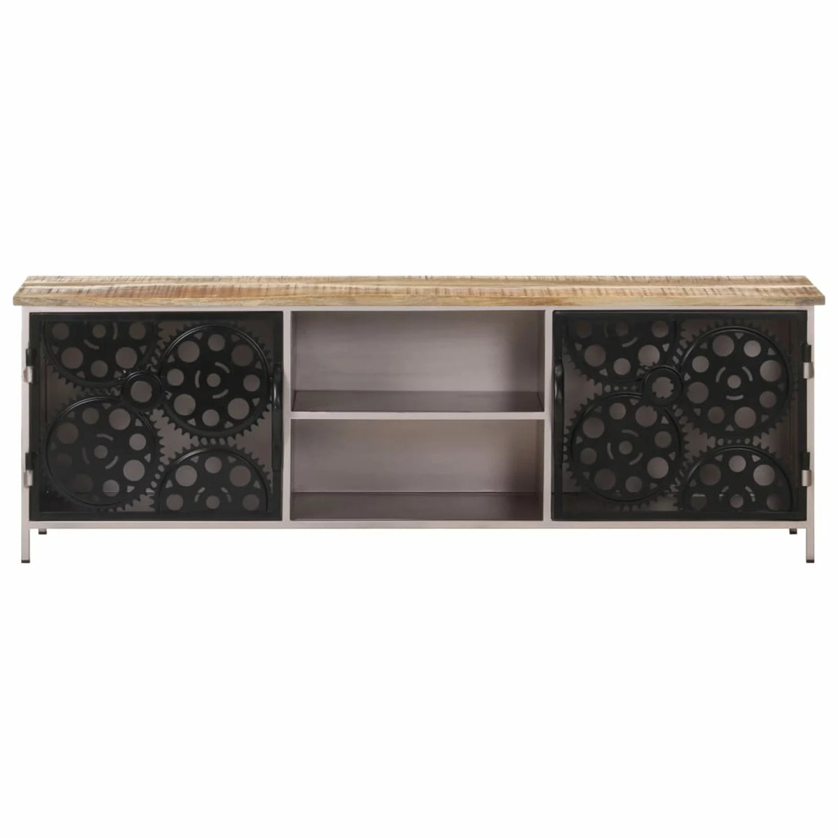 Mango Wood TV Cabinet with 2 Doors M8250