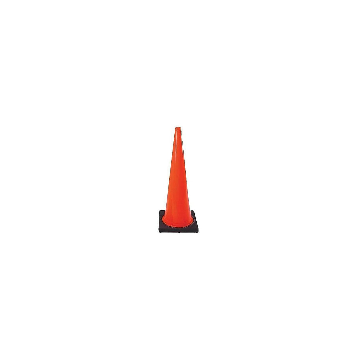 Orange Traffic Cone with Black Base 3 lbs T463001