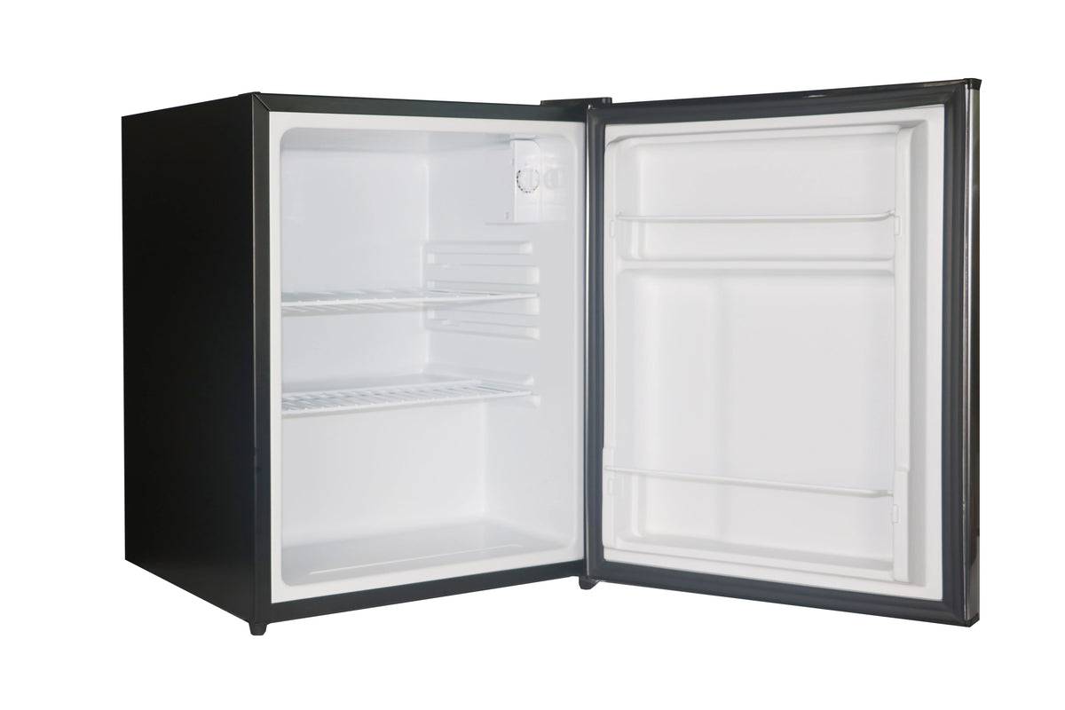 18.5 inch 2.4 Cu. ft. Black Single Door Refrigerator P76478