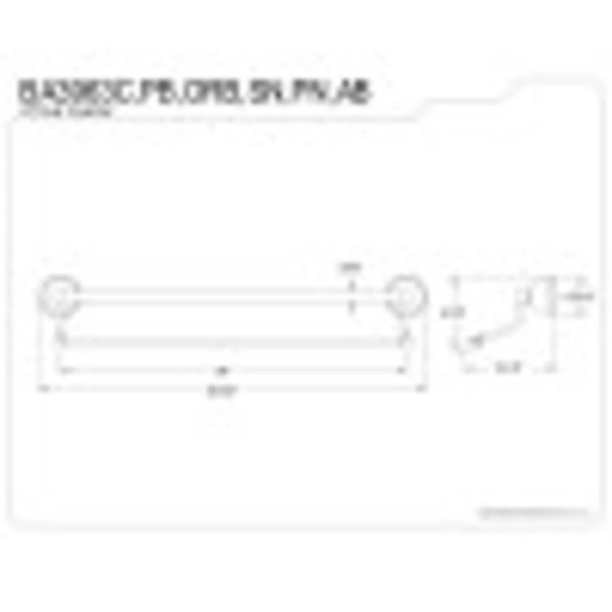 3-Piece Polished Chrome Bathroom Hardware P315