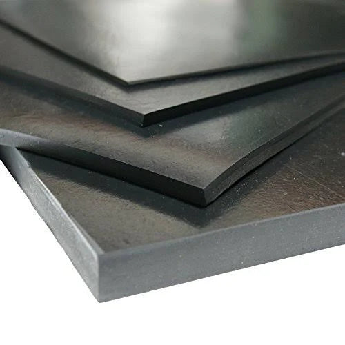 Neoprene 3/16 in. Thick x 36 in. Length x 48 in. Width Rubber Sheet, Black M344
