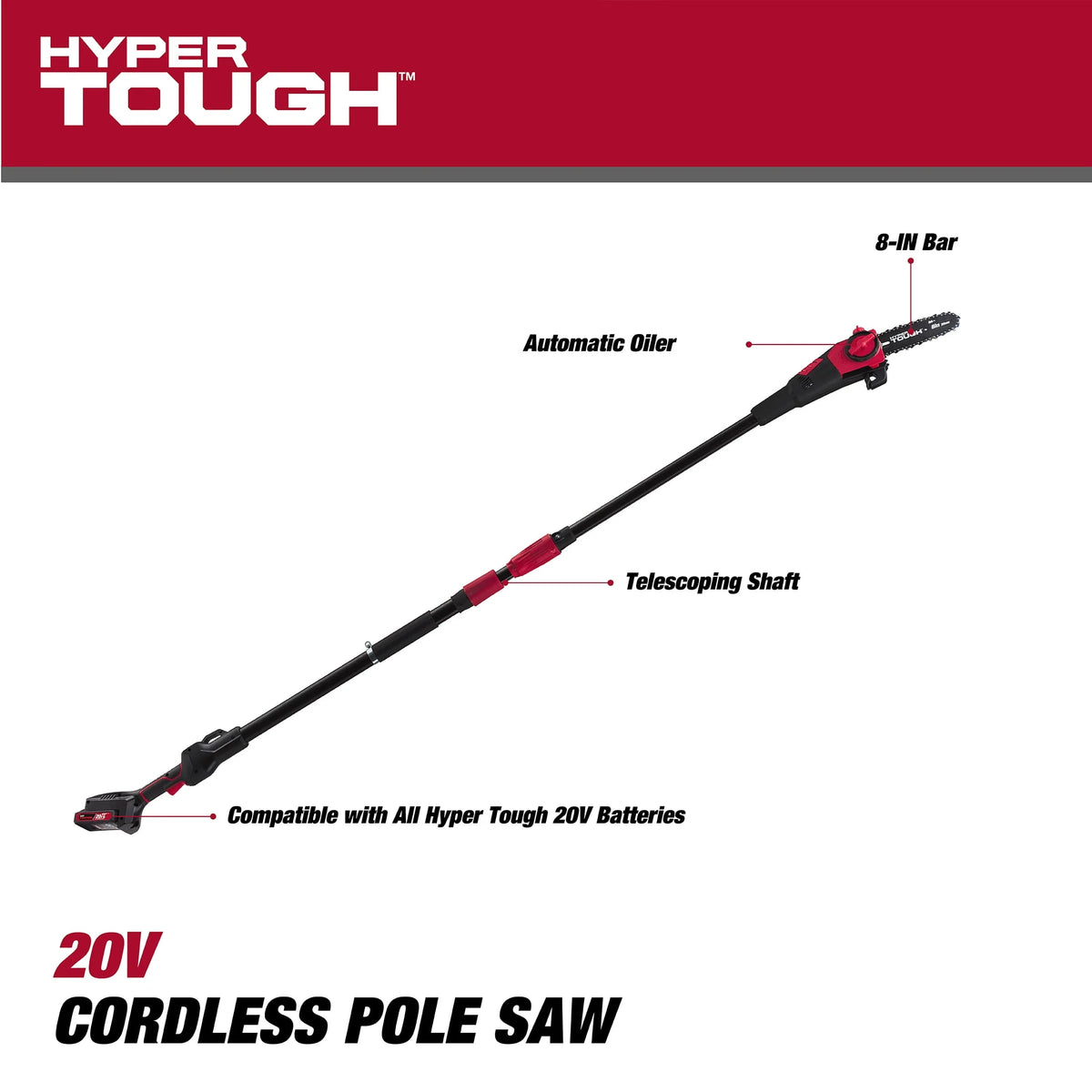 20V Max Cordless 8 Pole Saw X2660