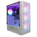 Whiteout Gaming PC Desktop Computer AMD Ryzen 5 5600G 16GB DDR4 128GB SSD 1TB HDD L229