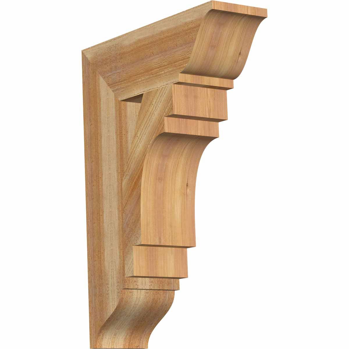 Western Red Cedar Traditional Rough Sawn Bracket C853643