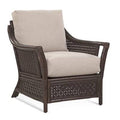 Navy/Brown and Beige Stripe Wide Armchair Y414166
