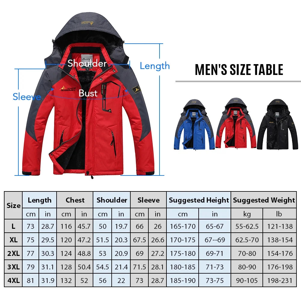 Waterproof Shell Ski Jacket W858