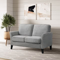 Charcoal Fabric 2-Seater Loveseat N979