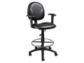 Black Adjustable Drafting Stool D858705