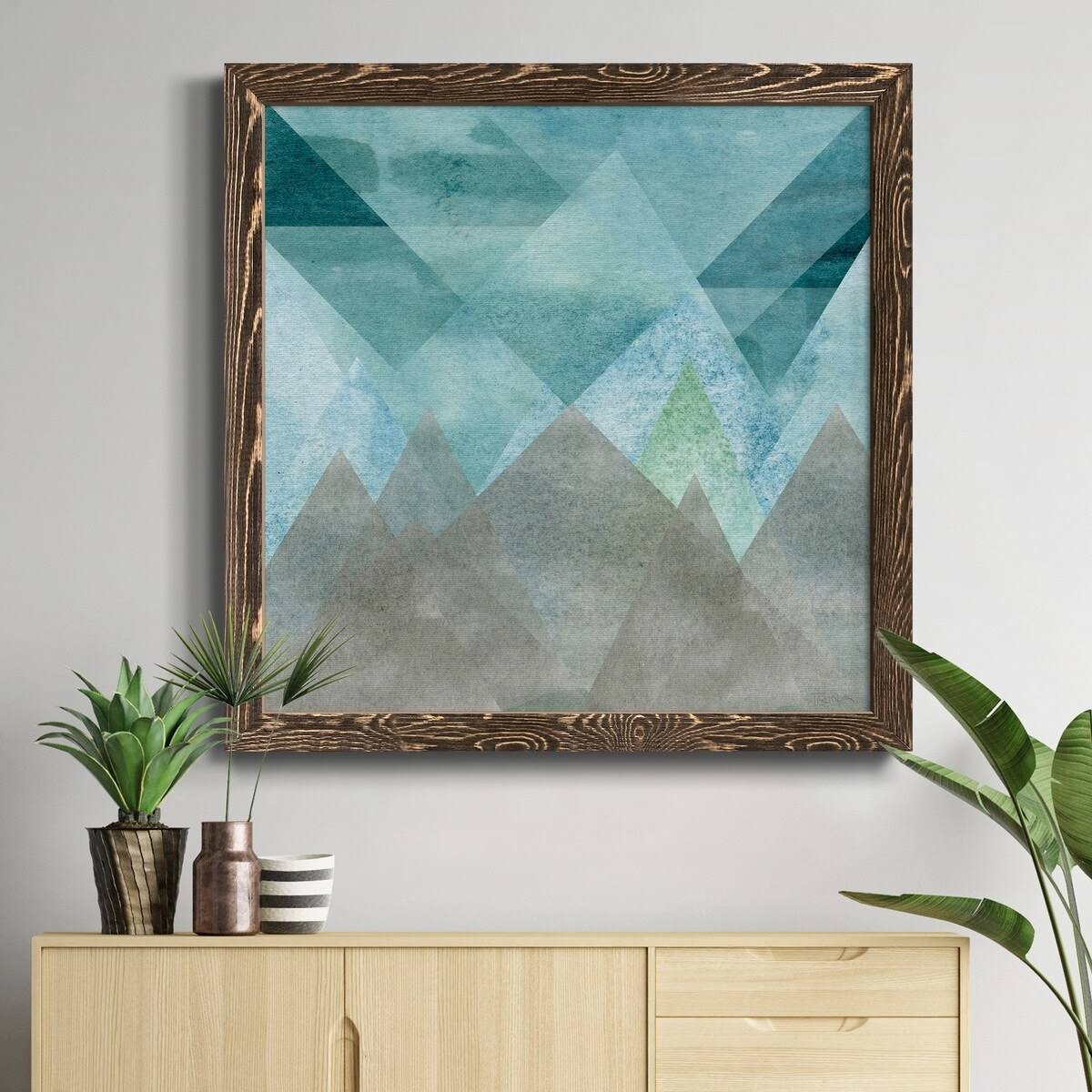 Premium Framed Canvas - 17x17 - Grey J113