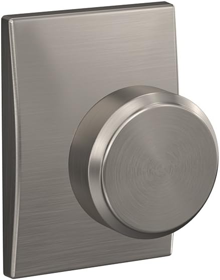 Satin Brass Hall-Closet and Bed-Bath Lock, Pack of 2 N95561