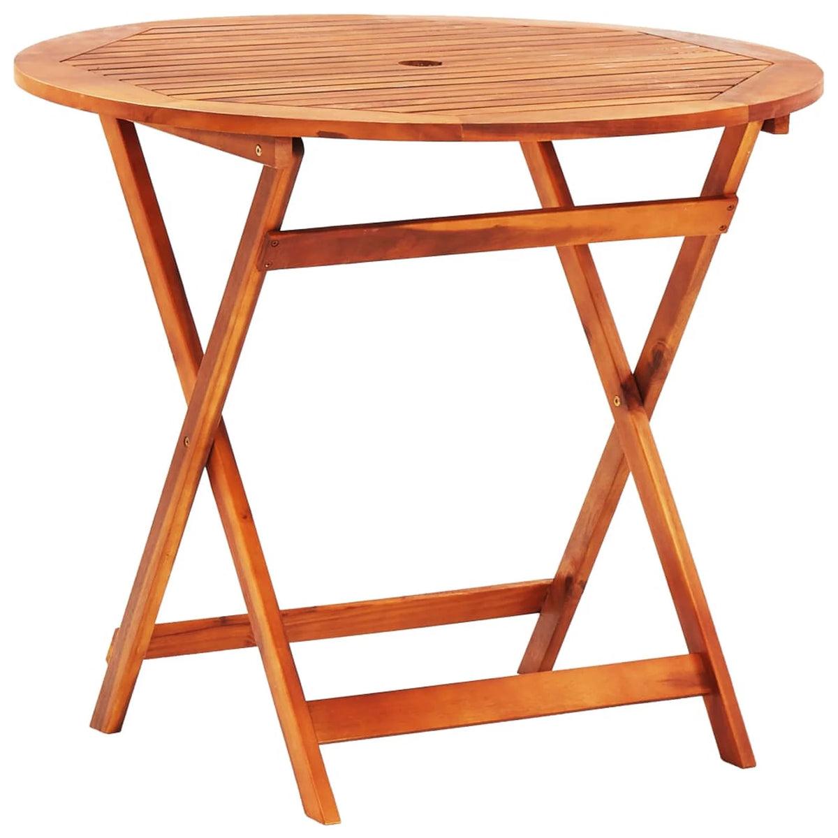 Folding Garden Table Solid Eucalyptus Wood D117542