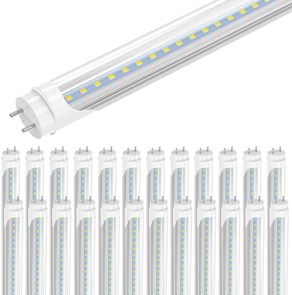 25-Pack 4ft LED Tube Light Bulbs, 6000K Cool White, 2400 Lumens Z225641