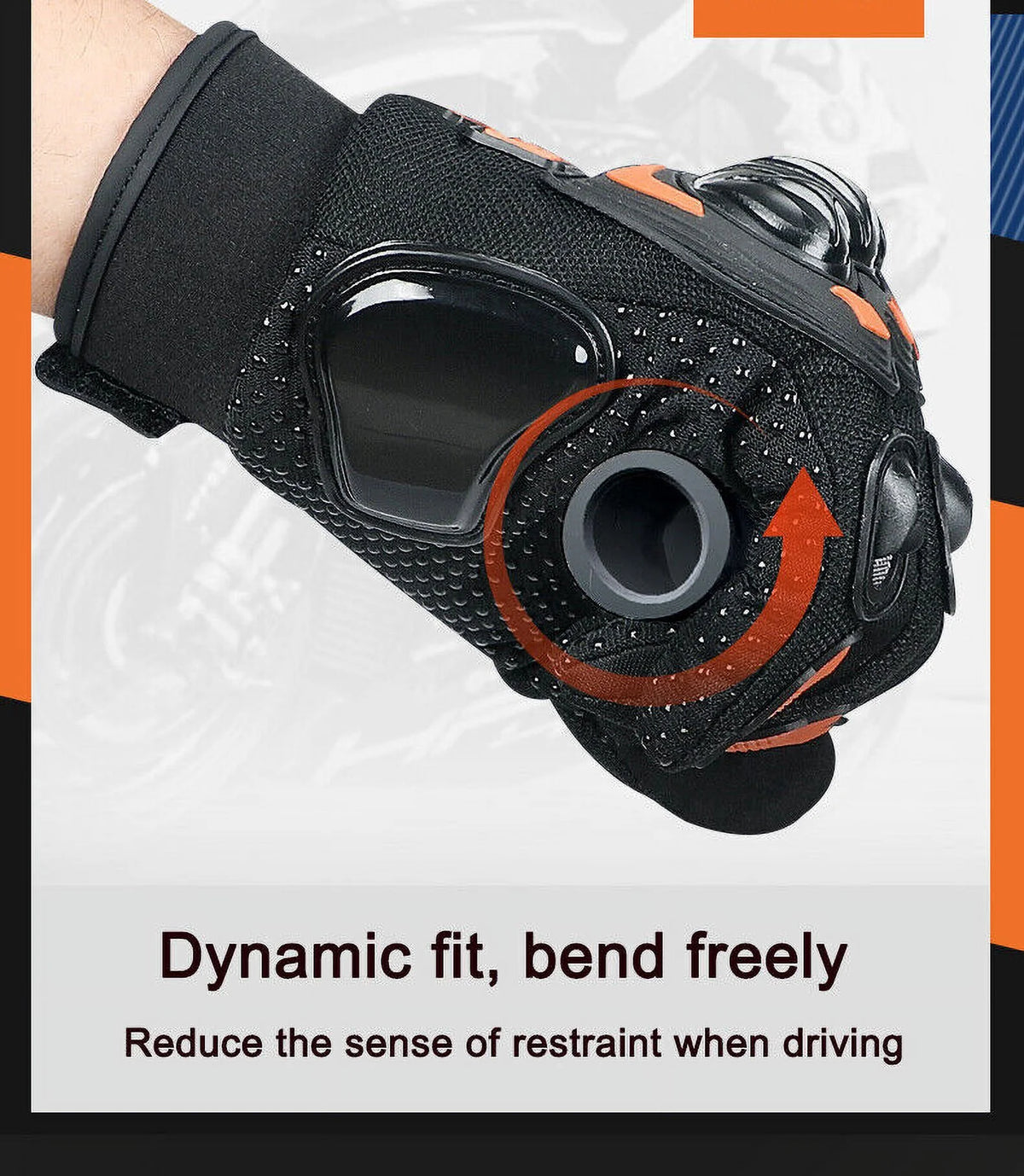 Motorcycle Gloves Full Finger Touchscreen Motorbike Riding Gloves R4261