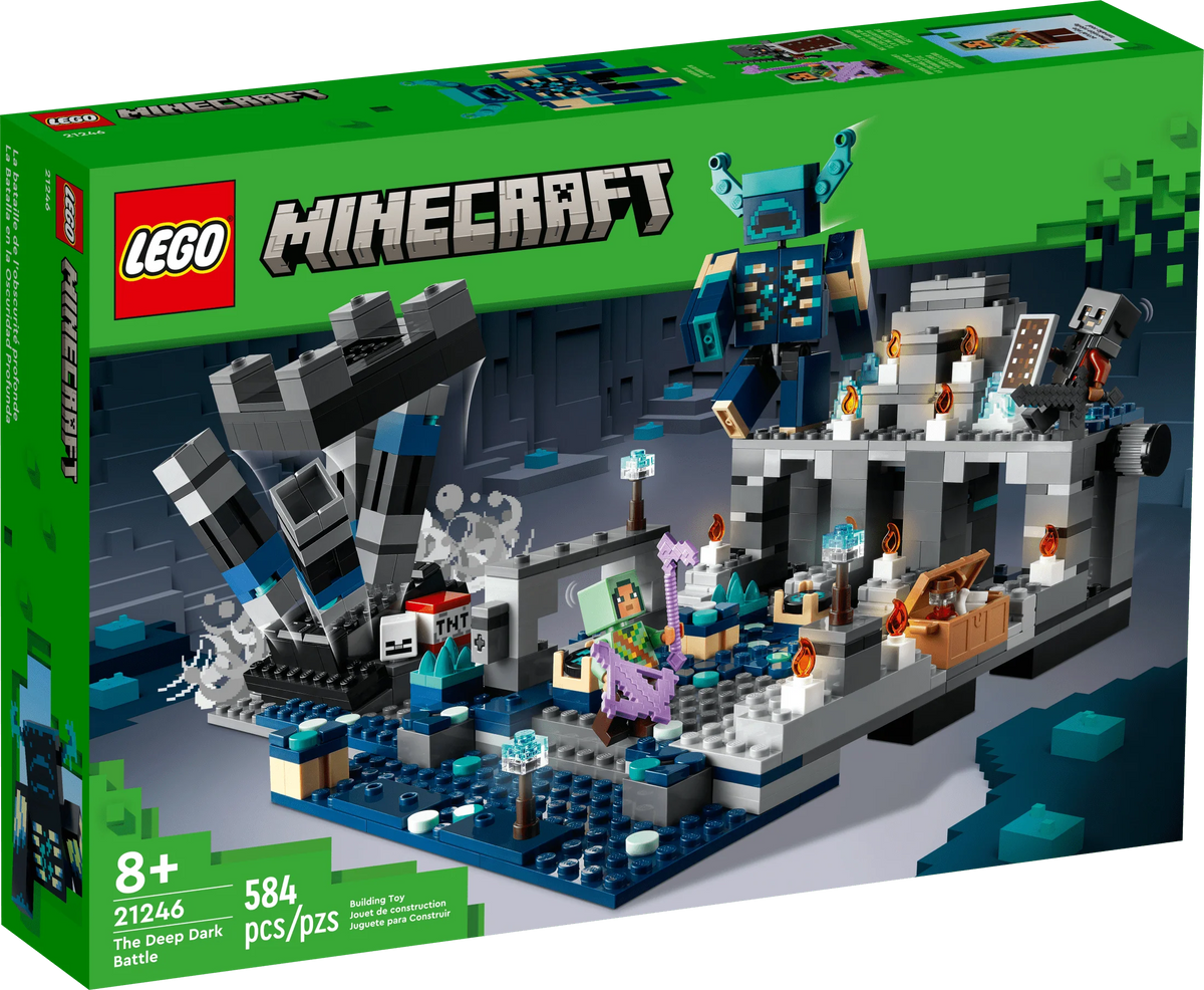 Minecraft Building Toy Set with Warden Figure L428635
