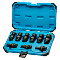 1/2 in. Drive Universal Impact Socket Set, 7/16-15/16 in. SAE, 9-Piece D556