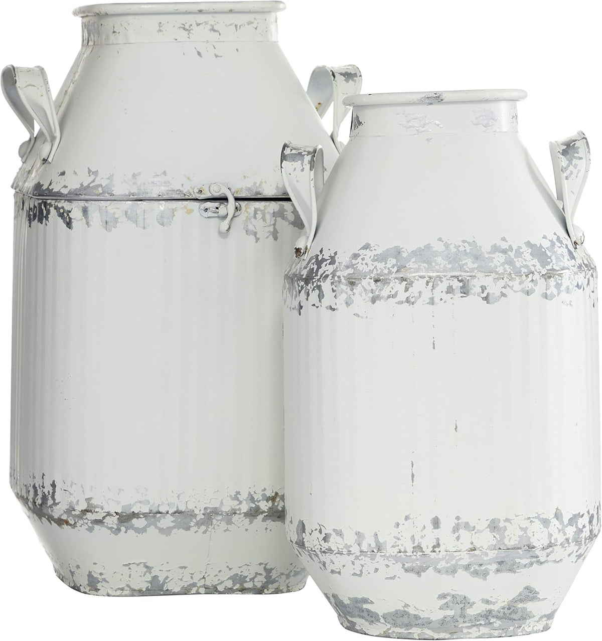 White Decorative Milk Can A713121
