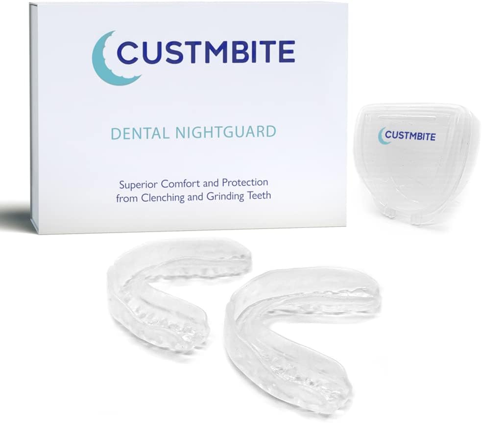 Clear Nightguard for Teeth Grinding, 2 Pack V336