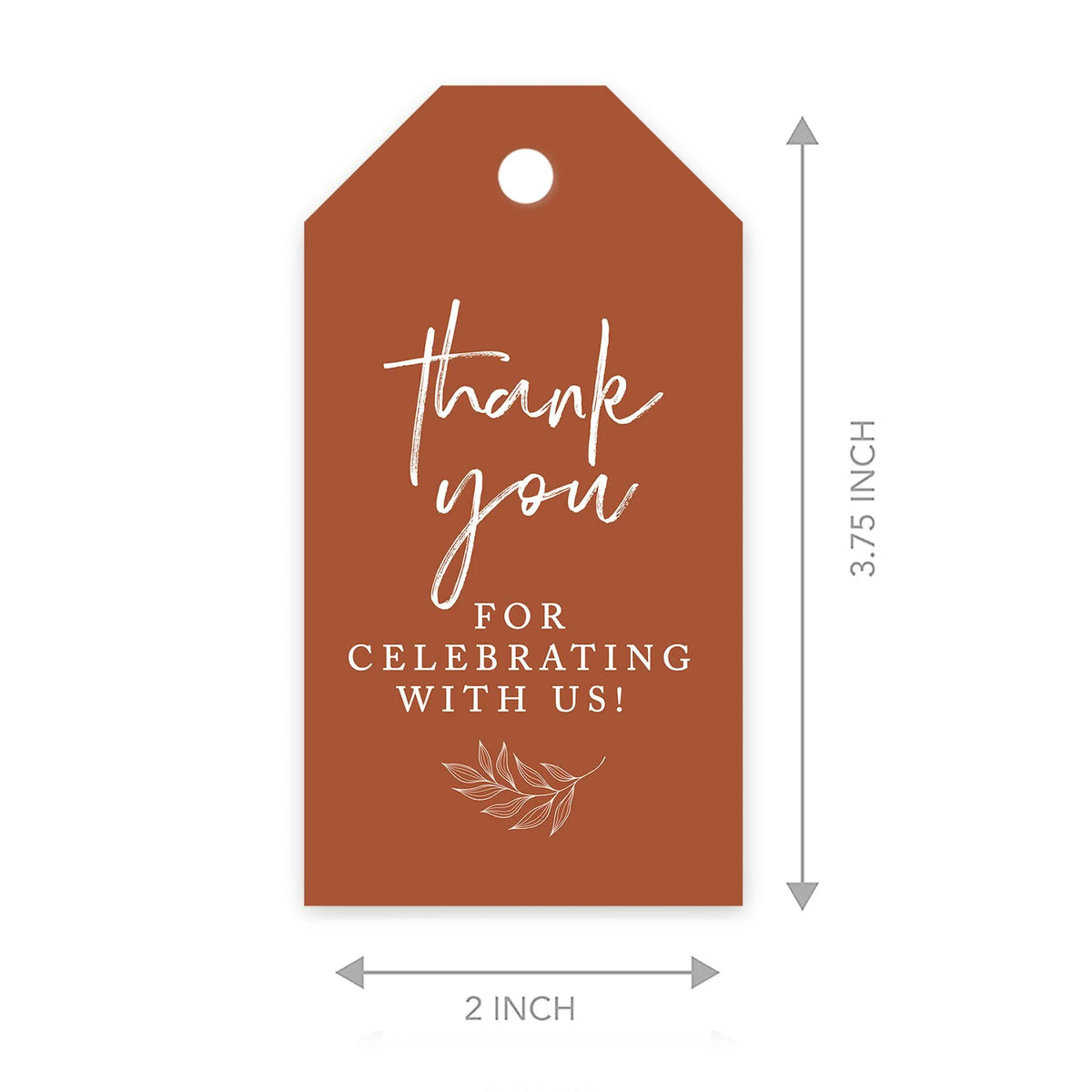 100-Pk Cardstock Gift Tags with Bakers Twine R497775