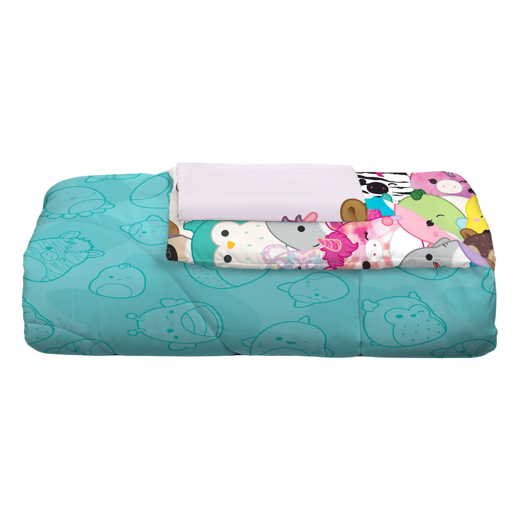 Comforter and Pillowcase 2-Piece Set Twin/Full Reversible Q629