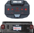 Spare Tire Delete License Plate Relocation Kit with Plate Light & Third Brake Light D942852