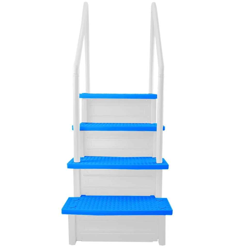 White Anti-Slip In-Pool Steps for Above Ground Pools C9104