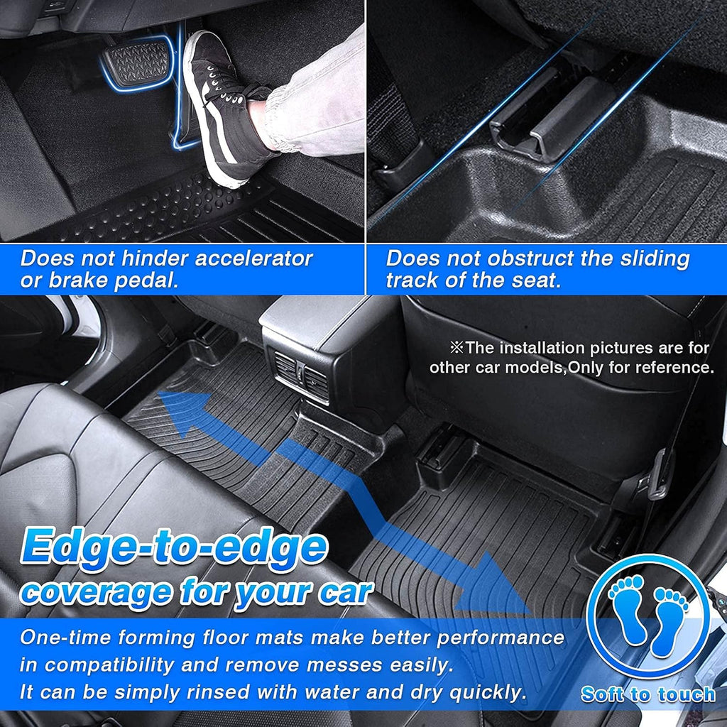All Weather Floor Liners for Ford Ranger Super Crew TPE G167