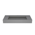 48 No Faucet Hole Grey Wall-Mounted Sink L2168