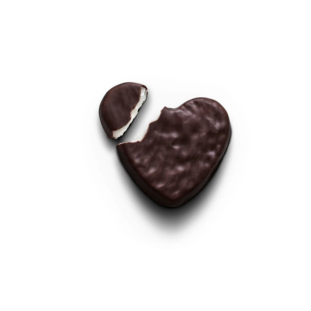Dark Chocolate Peppermint Patties Hearts Candy, Bag 9.6 oz N849
