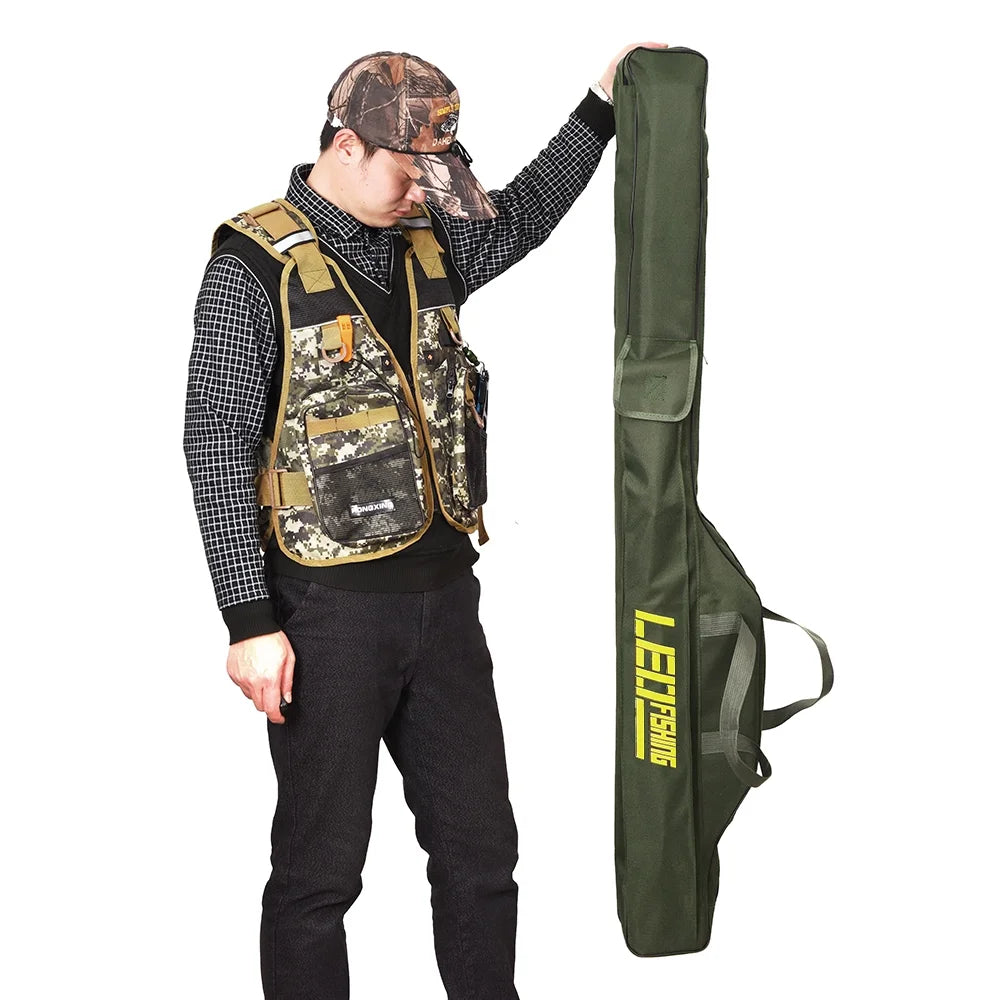 100cm150cm Foldable Multi-purpose Fishing Rod Bags O612659