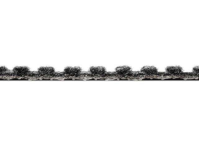 Charcoal Black Skid-Resistant Carpet Runner X47152