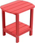 Black HDPE Adirondack Side Table D851