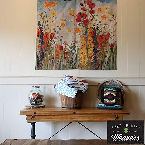 Woven Tapestry Wall Art Hanging 100% Cotton 40x31 V353